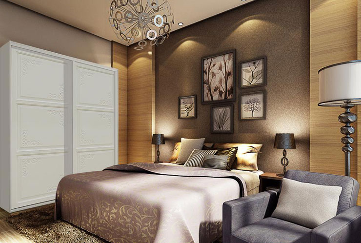 简约欧式风格衣柜  看我是转角处的美丽