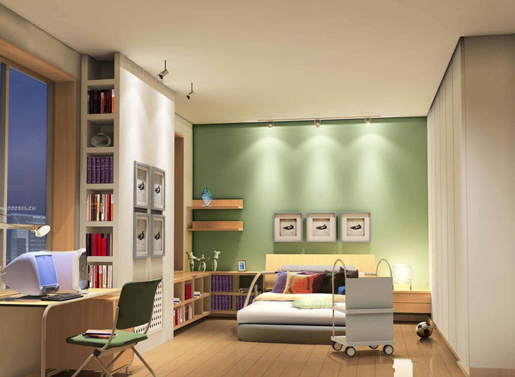 儿童卧室衣柜效果图 简约家装设计