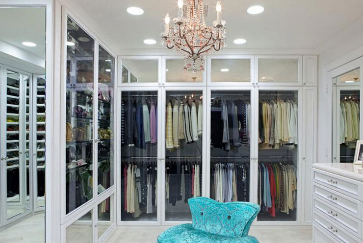 女神白色衣柜效果图 时尚一秒变身
