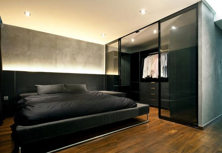 创意卧室衣柜设计图 废弃仓翻新三居室