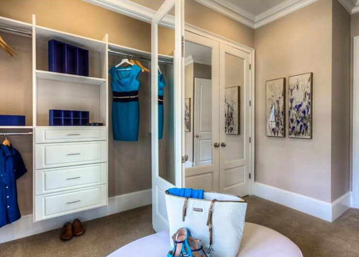 时尚佳人衣柜设计图 通透开放式瑞典公寓