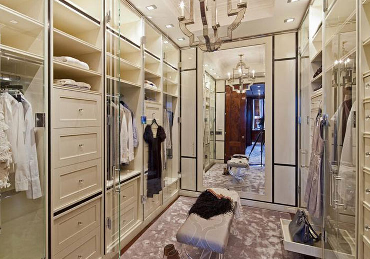 神秘奢华衣柜设计图 大胆色调尽显高雅