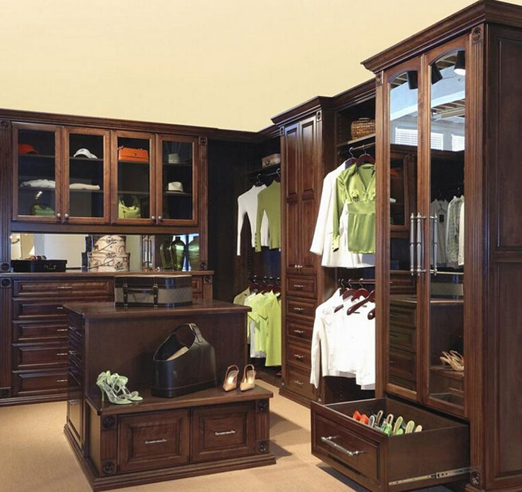 美式风格衣柜效果图 小户型巧妙变大宅 