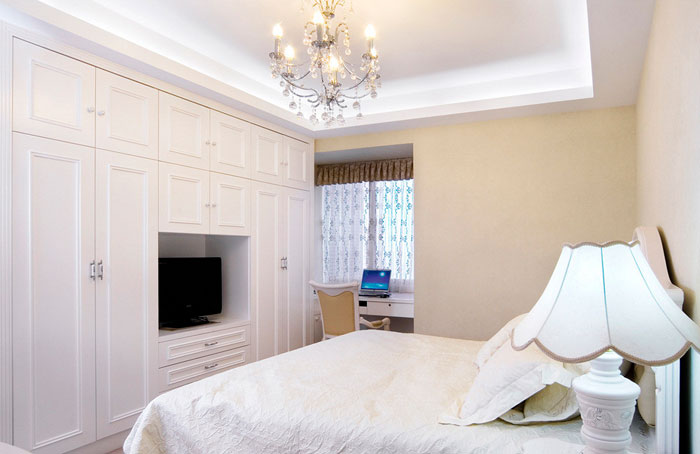 122m2三居室欧式风格家 都市主卧衣柜效果图