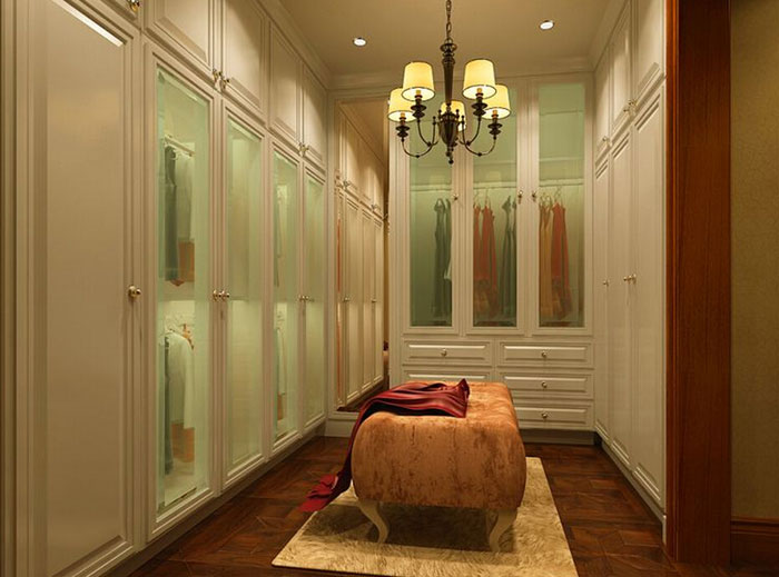 简约欧式衣柜设计图 散发朦胧美