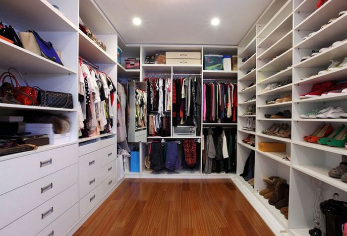 白富美气质衣柜设计图  空间设计发挥极致