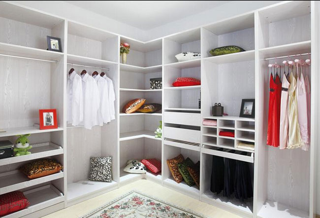 现代开放式衣柜效果图 打造梦想空间