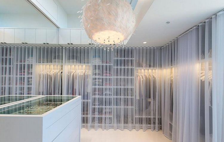 浪漫纯白衣柜效果图 靓丽清雅空间