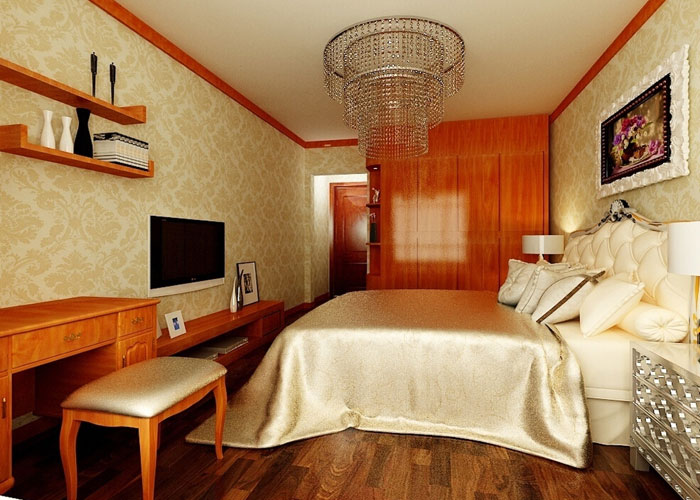 两居室混搭小家 温馨板式衣柜效果图