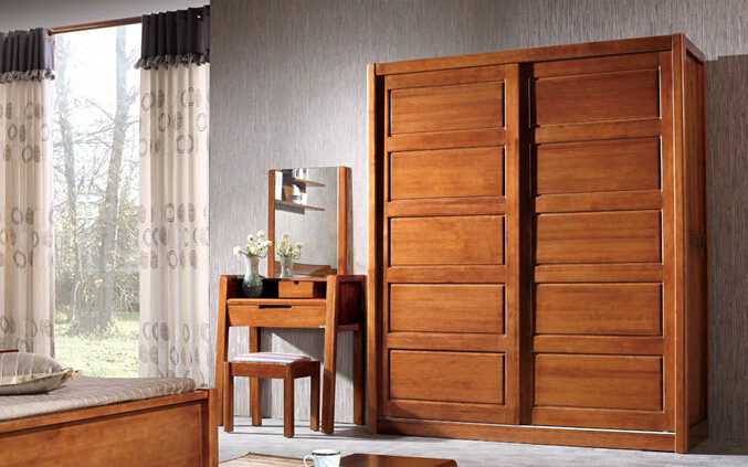 简约温馨中式衣柜效果图 漫步金秋九月