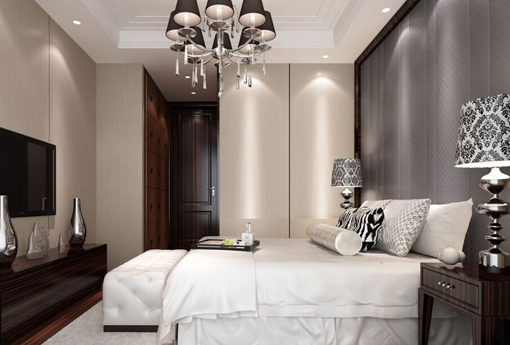 现代主卧衣柜效果图 繁华都市家装