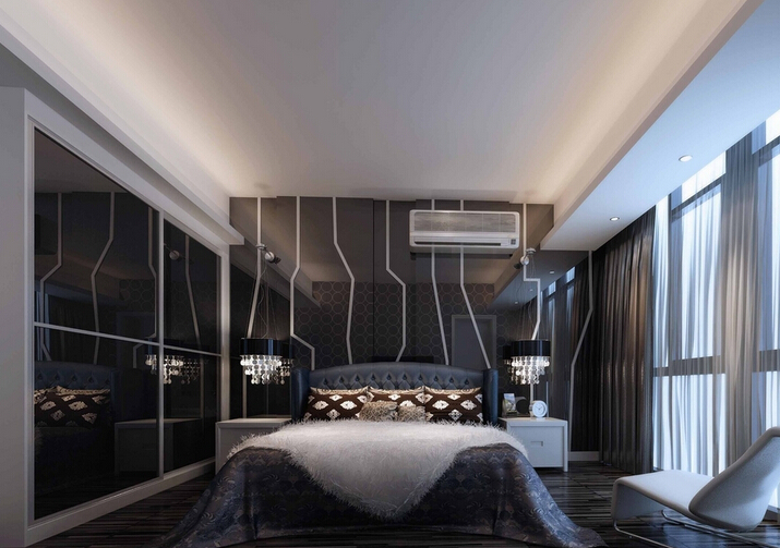 时代先锋家装 小资大爱卧室衣柜效果图