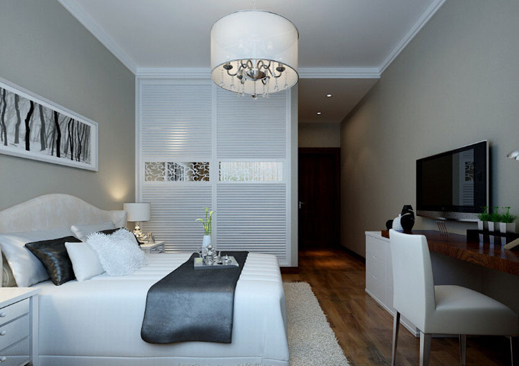 美丽不败 现代小百叶衣柜效果图