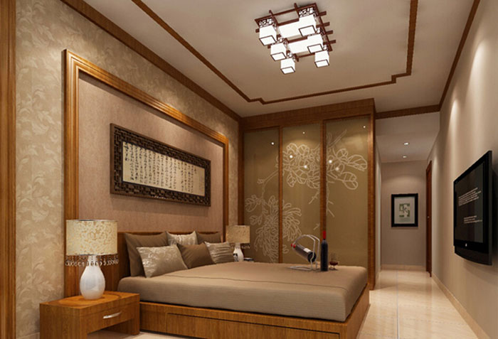 16万打造现代中式风格三居 新中式衣柜效果图