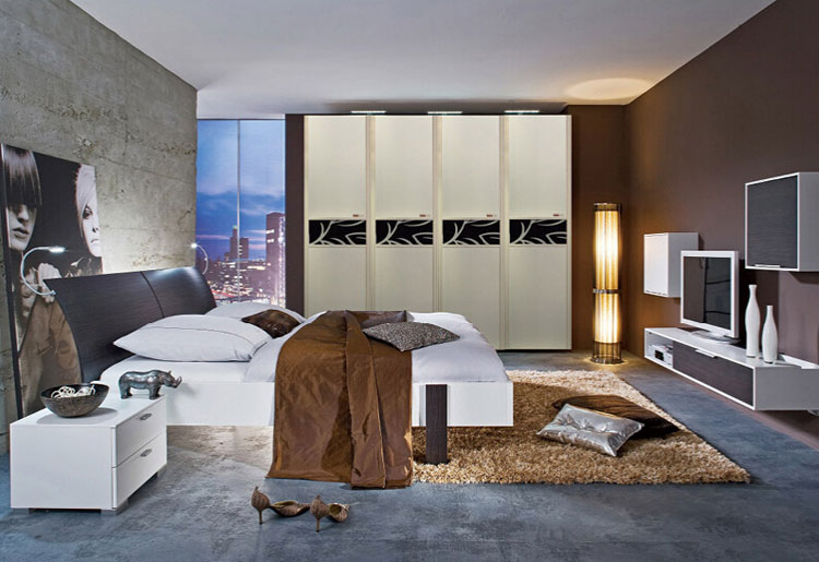 索菲亚玻璃腰带移门衣柜效果图  优雅外形品质内在