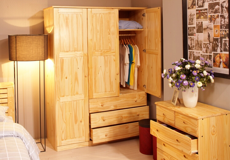 喜梦宝实木衣柜效果图 散发淡淡的自然清香
