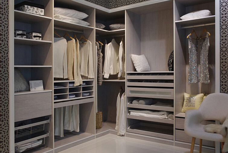 班尔奇L型衣柜设计图 让中小户型圆衣帽间梦