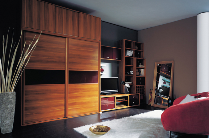 现代整体衣柜效果图 将森系范进行到底