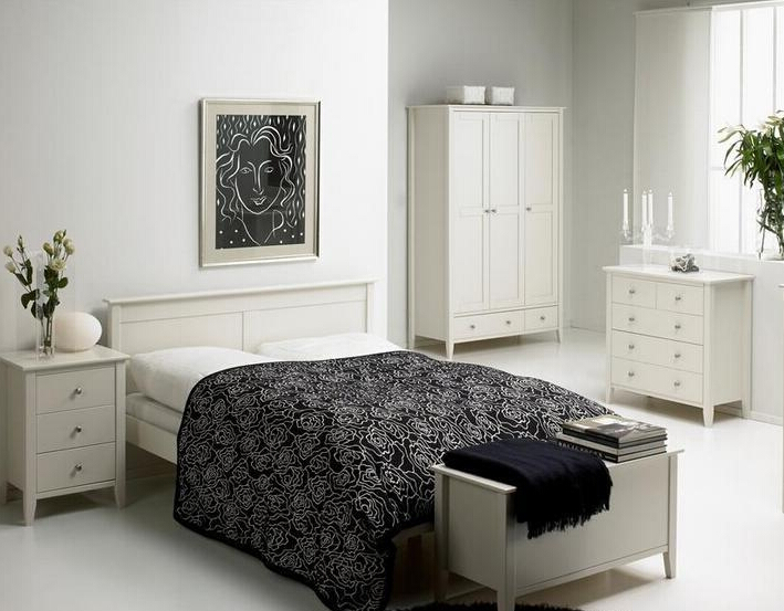 给爱家变装 白色田园卧室衣柜设计图