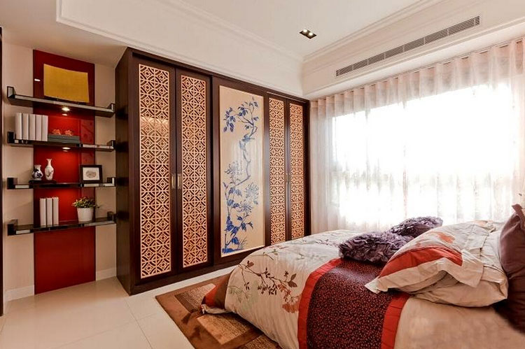 新中式风衣柜效果图 60后父母最佳装修方案