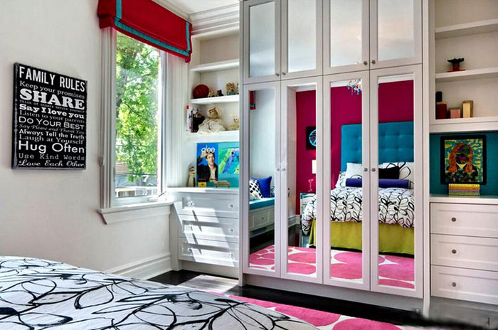 个性时尚象牙白衣柜效果图  年轻人钟爱的调调