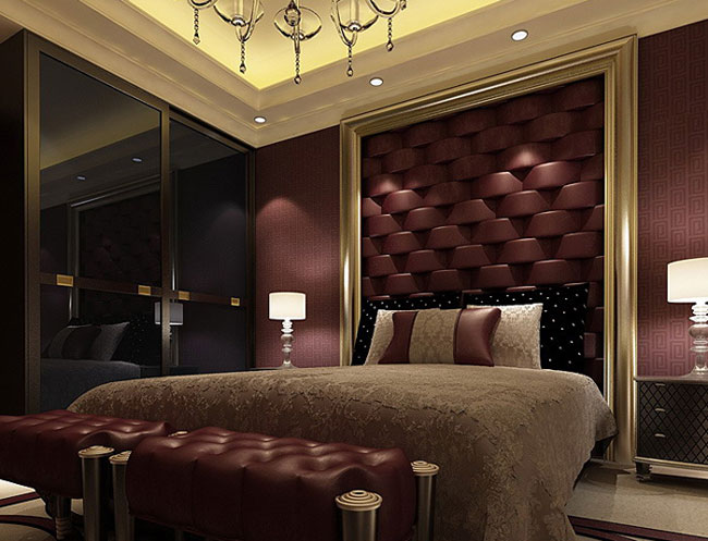 幸福的留白 依威推拉门衣柜效果图