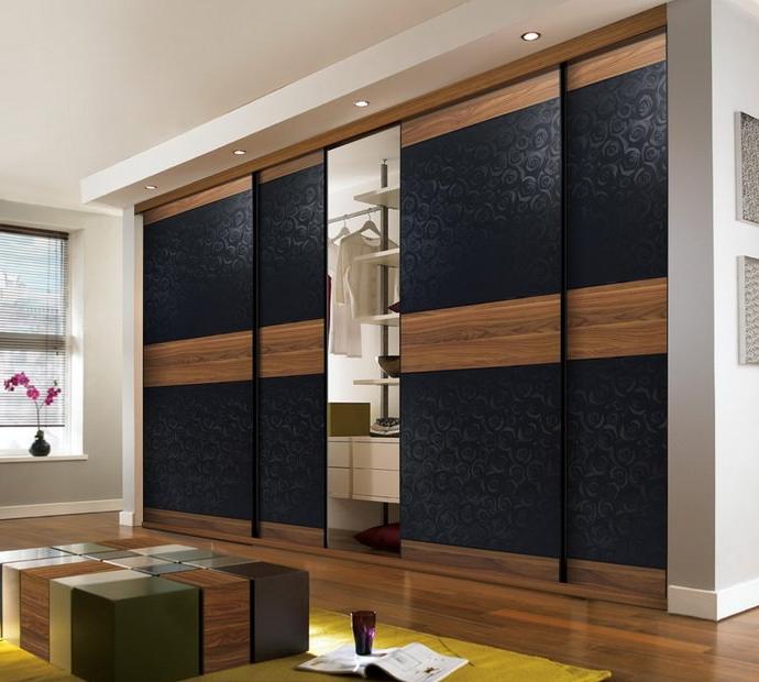 依威黑玫衣柜设计图 细节筑造浪漫婚房