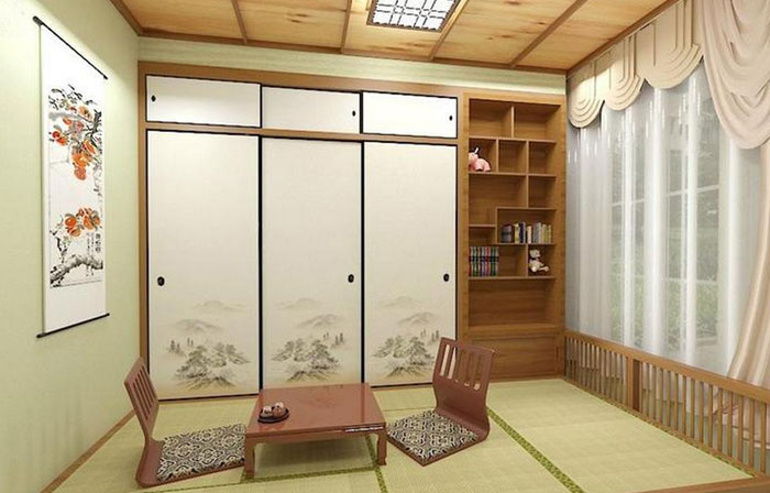 日式榻榻米衣柜效果图 精致生活不简单