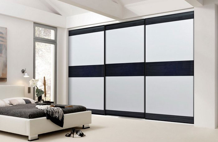 现代嵌入式衣柜设计图  品味华丽新风尚