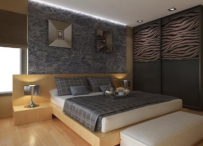 处女座男人卧室衣柜图片 皮革凸显时尚美感