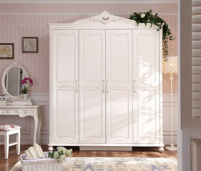 甜美韩式衣柜效果图 韩式简约典雅让生活更具情调