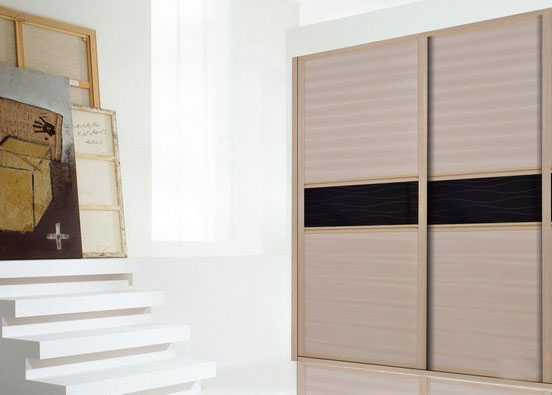 现代风格超有型 简约推拉门衣柜效果图