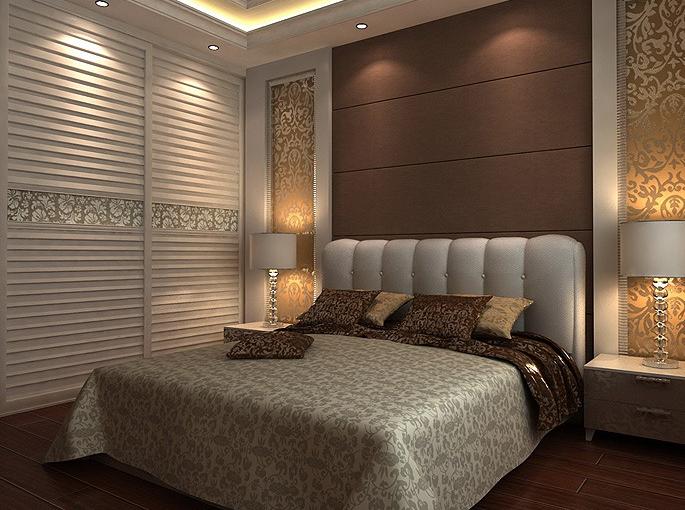 卧室的唯美面纱 中高阶层卧室衣柜设计图