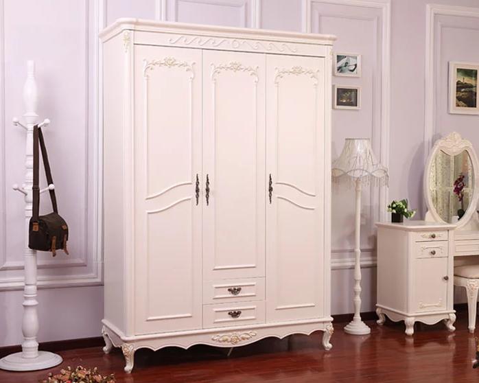 精致雕花欧式田园衣柜图片 贵族气质颠倒爱慕之人