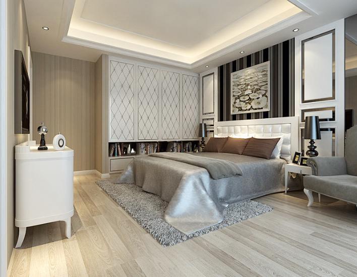 老房变现代时尚新居 多用途现代衣柜设计图