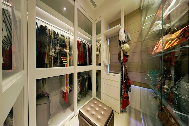 新古典功能宅 时尚经典衣柜设计图