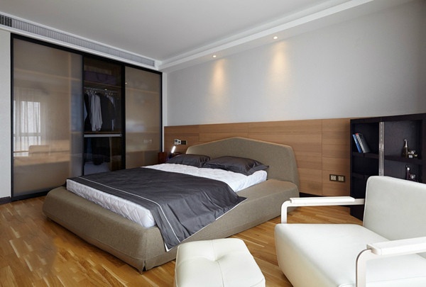 轻色调慢步伐  精品男士衣柜设计图