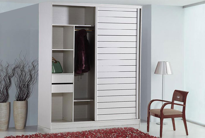 行云流水板式移门衣柜设计图 千元衣柜精选推荐