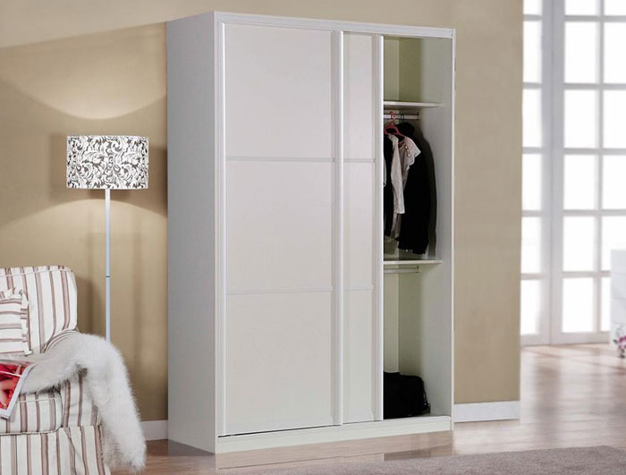 纯真浪漫简约移门衣柜图片 都市白领必备