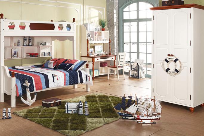 美式乡村儿童卧房衣柜效果图  秋季家居搭配