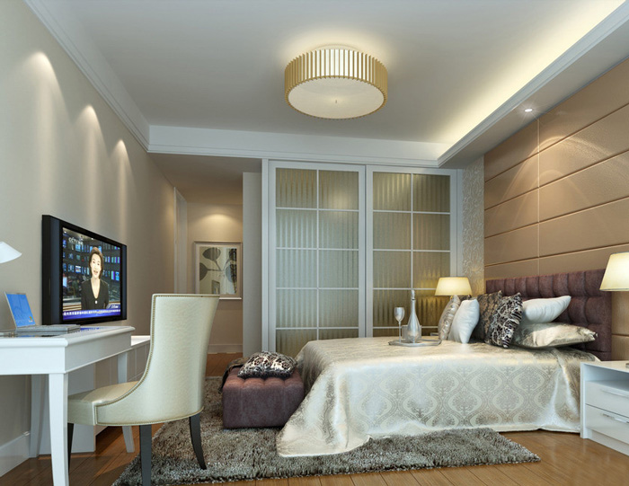 酒店式公寓衣柜效果图 给黄金单身汉家装