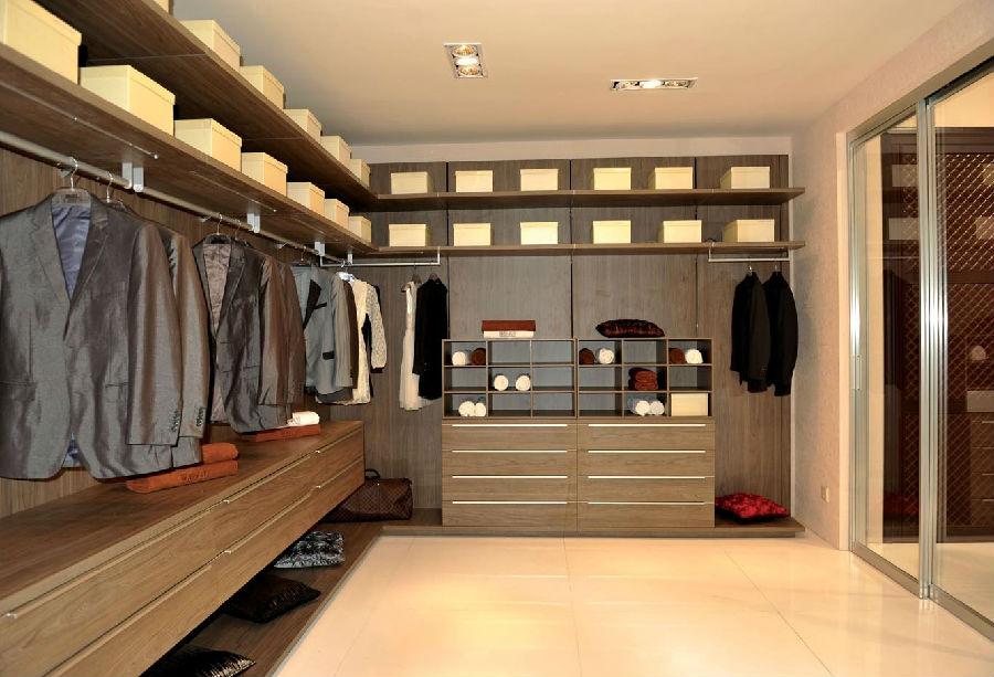 全屋翻新变时尚新宅 现代开放式衣柜效果图
