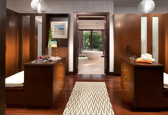 新中式风格衣柜设计图 典雅中清透尊贵