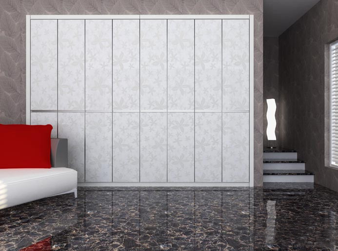 清新淡雅的度假公寓 后现代感衣柜设计图