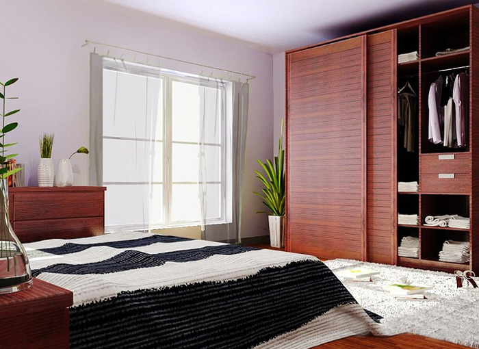 新古典主义衣柜设计图 温馨卧室首选