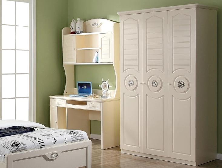 清新自然单品 韩式三门衣柜设计图