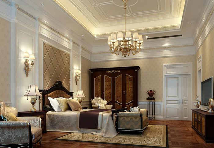 古典优雅衣柜效果图 时尚生活从点滴开始