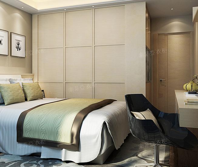 小女人的天地 现代简约和谐美感卧室衣柜图片