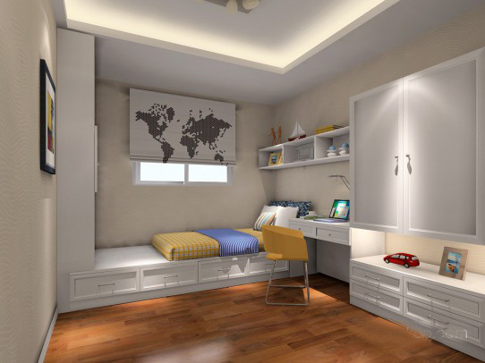 白色简约衣柜效果图 营造轻盈居室风