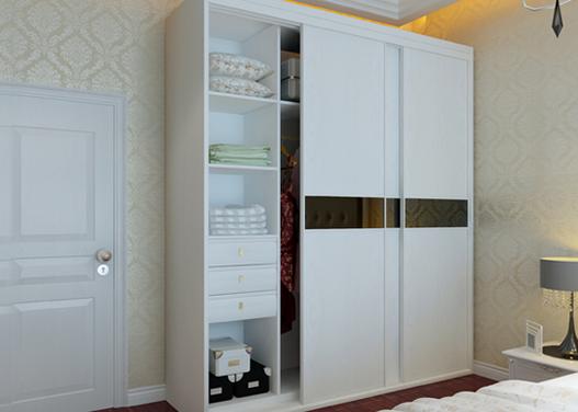 纯白色衣柜效果图 兼具实用与个性